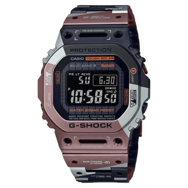 G-Shock GMWB5000TVB1 Full Metal Titanium Geometric Camo