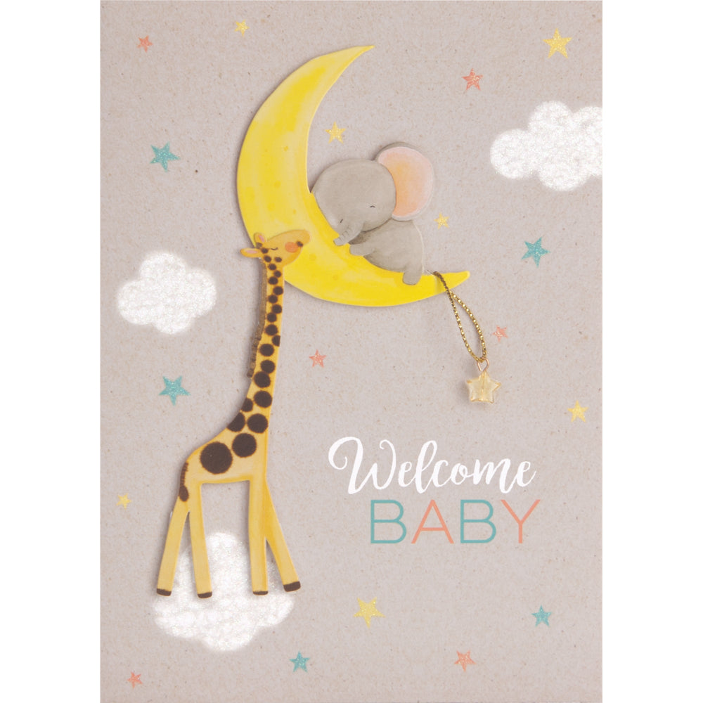 Big Dreams Moon Greeting Card