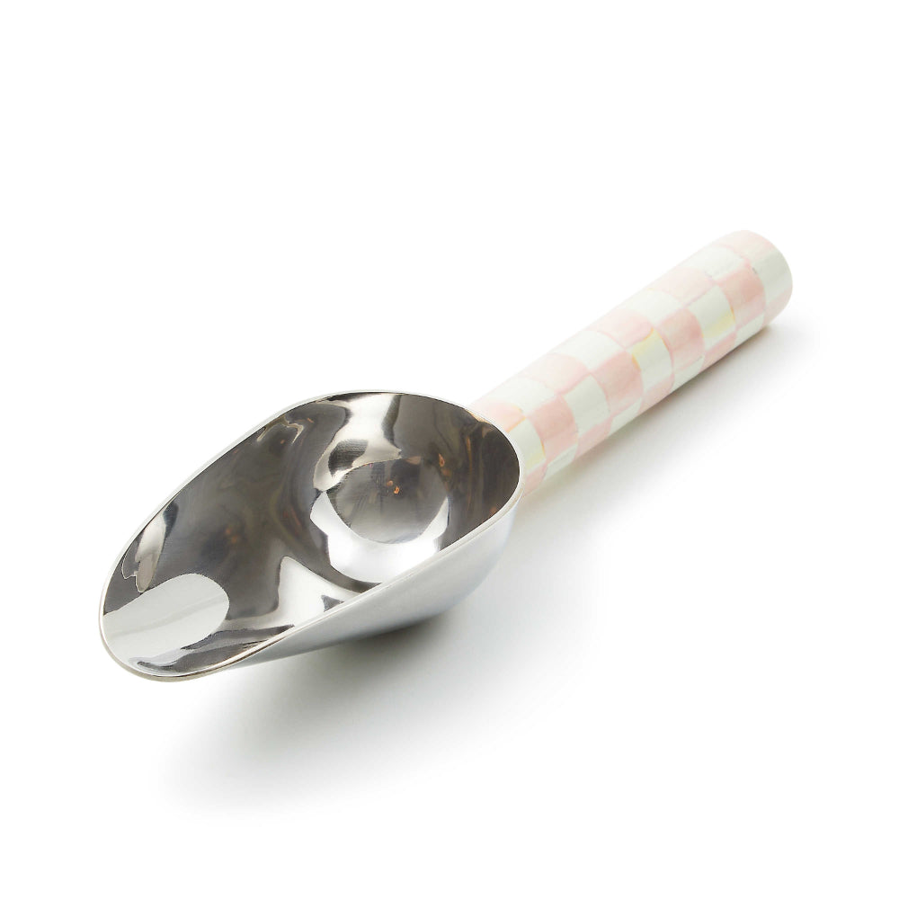MacKenzie-Childs Rosy Check Enamel Scoop - Small