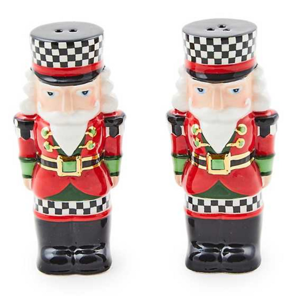 MacKenzie-Childs Classic Courtly Nutcracker Salt & Pepper Set