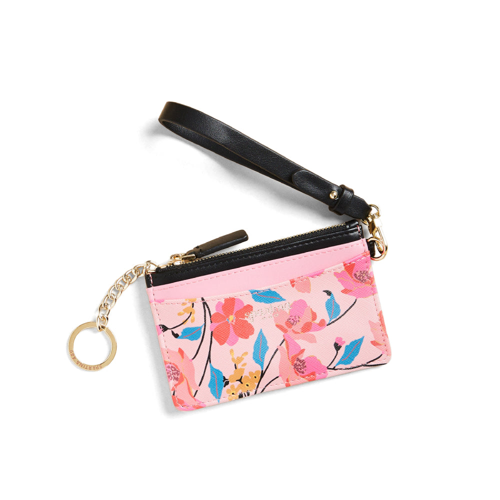 Spartina Slim Card Coinpurse Floral Stem