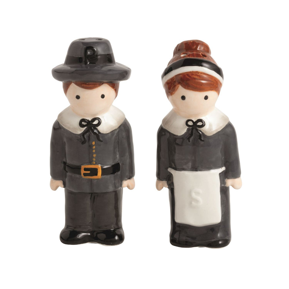 Mud Pie Pilgrim Salt & Pepper Set