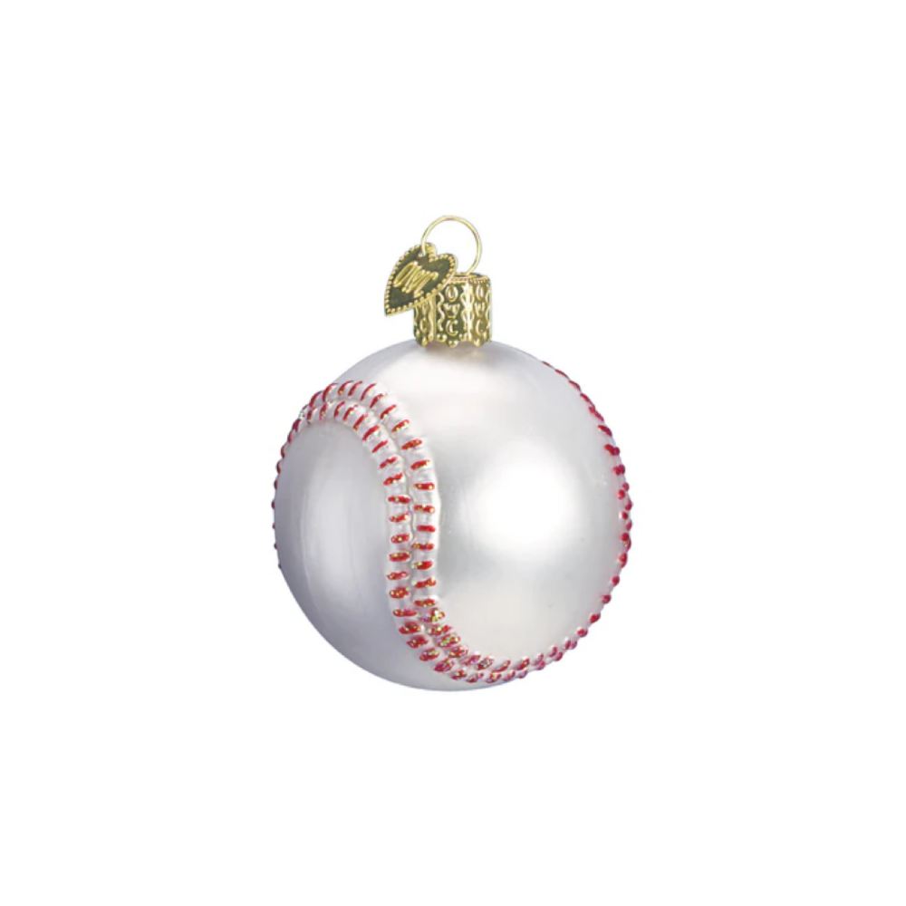 Old World Christmas Baseball Ornament