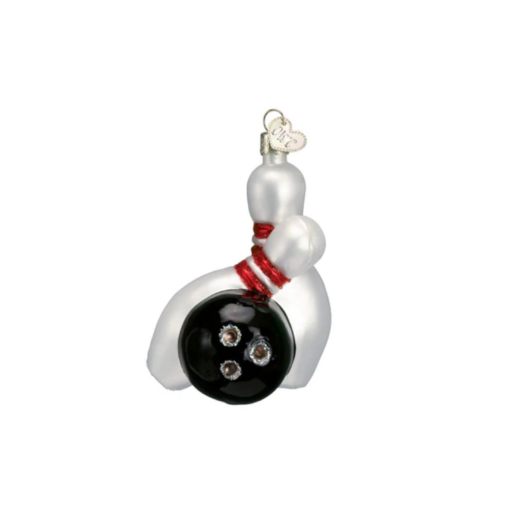 Old World Christmas Bowling Ball & Pins Ornament