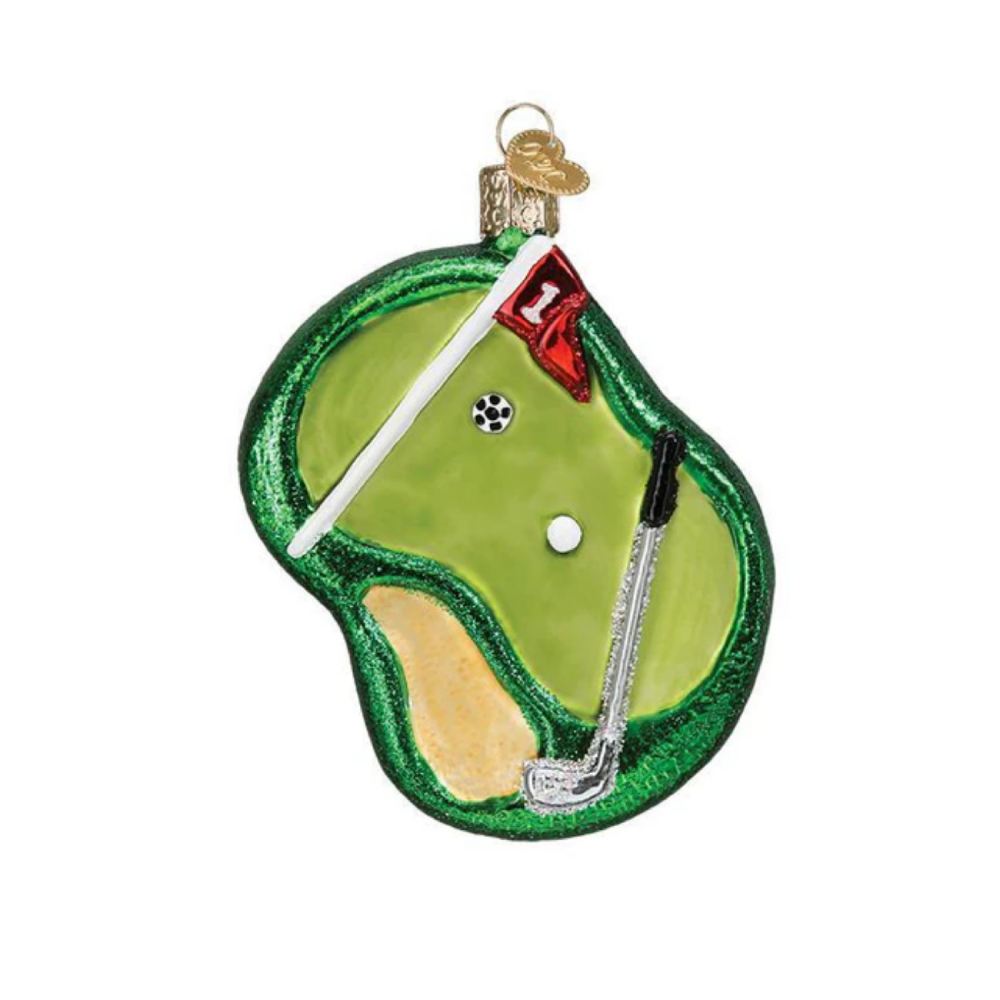 Old World Christmas Putting Green Ornament