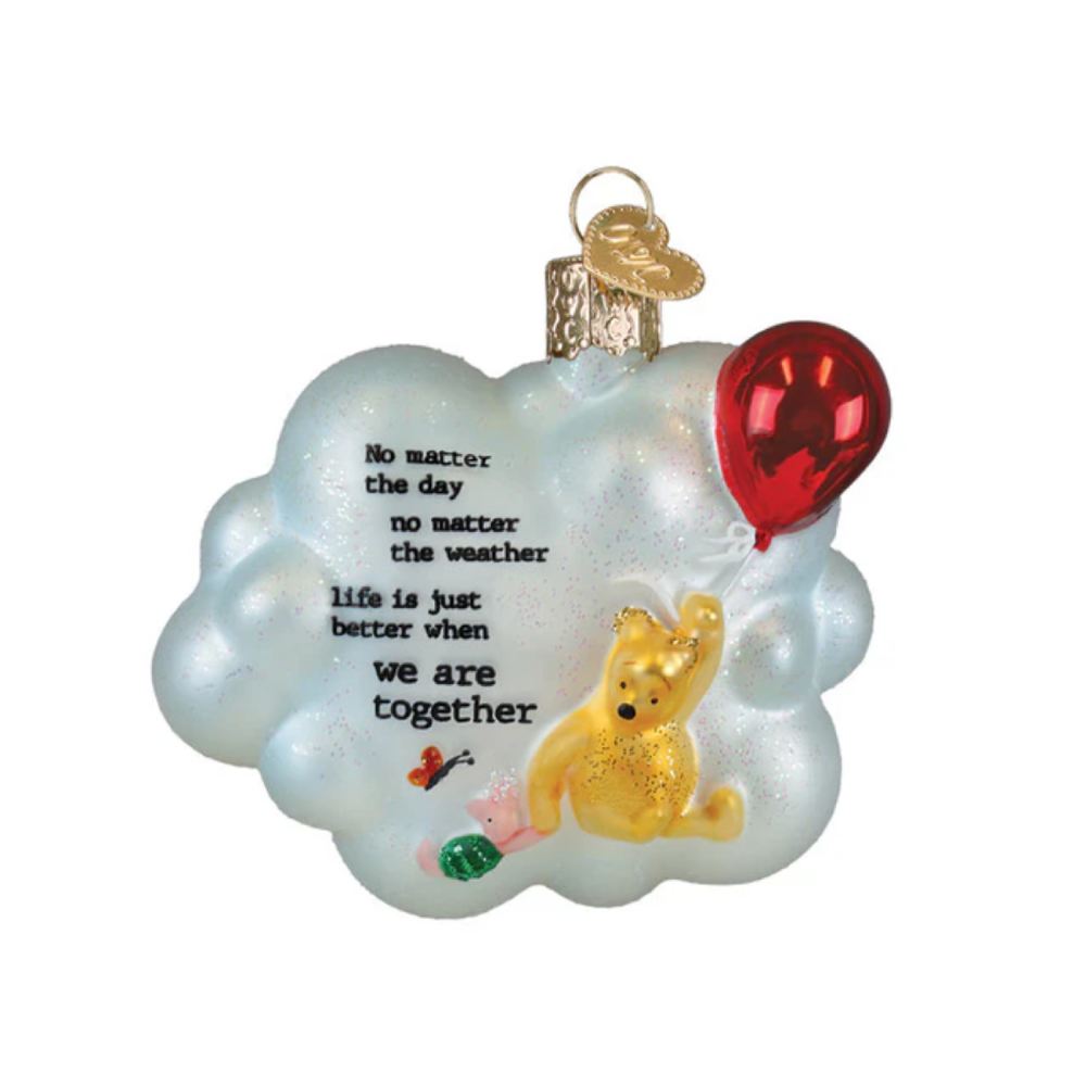 Old World Christmas Winnie And Piglet Together Ornament