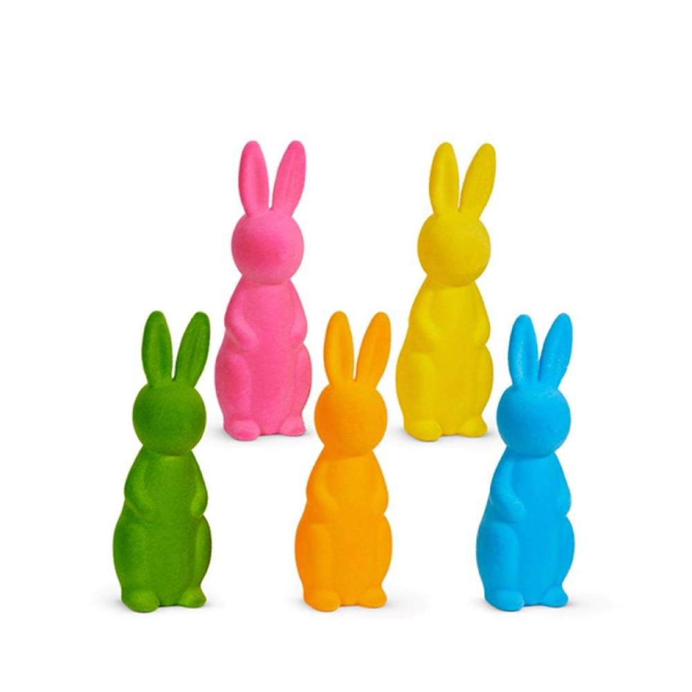 Raz Imports 20" Bright Flocked Bunny