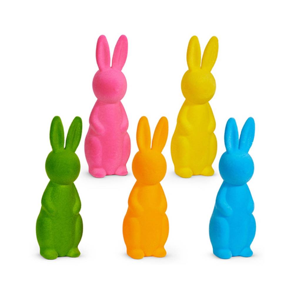 Raz Imports 24" Bright Flocked Bunny *IN STORE PICK UP ONLY*