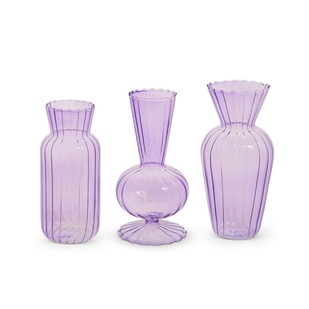 Raz Imports 6" Purple Vases