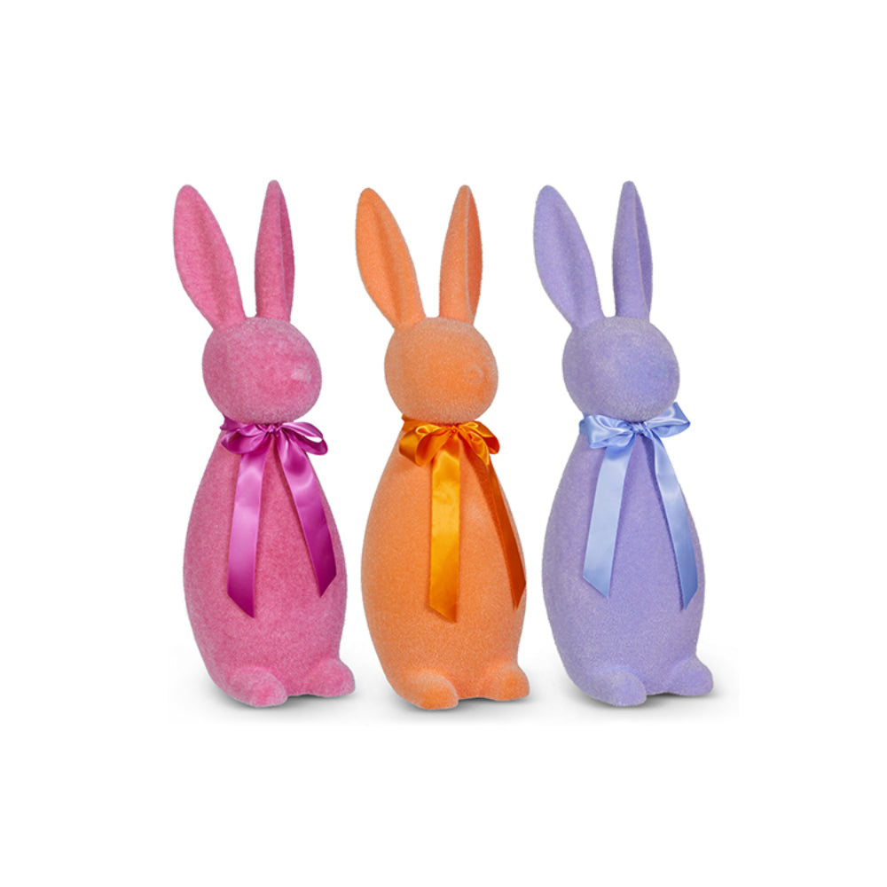 Raz Imports 27" Sherbet Flocked Bunny *IN STORE PICK UP ONLY*