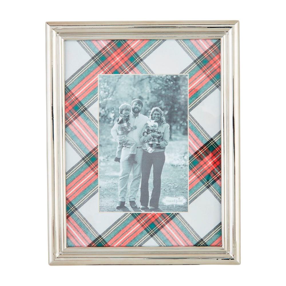 Mud Pie Small Tartan Frame 4x6