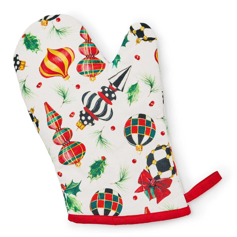 MacKenzie-Childs Deck the Halls Oven Mitt