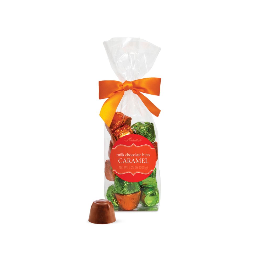 Abdallah Candies 7.25oz Bag of Autumn Milk Chocolate & Caramel Bites