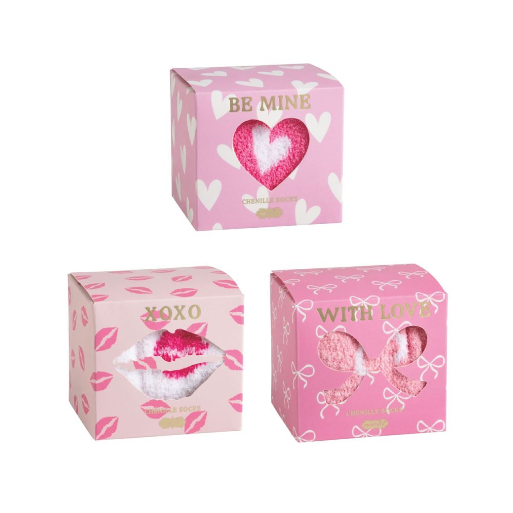 Mud Pie Valentine's Socks