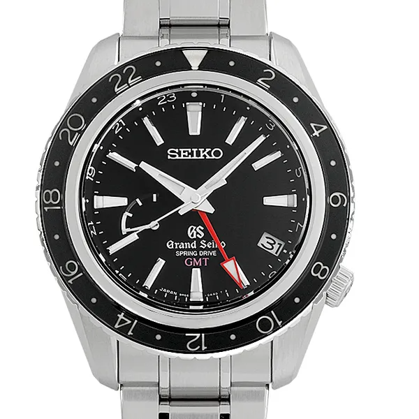 Grand Seiko SBGE001 Spring Drive Black Sapphire GMT // Pre-Owned
