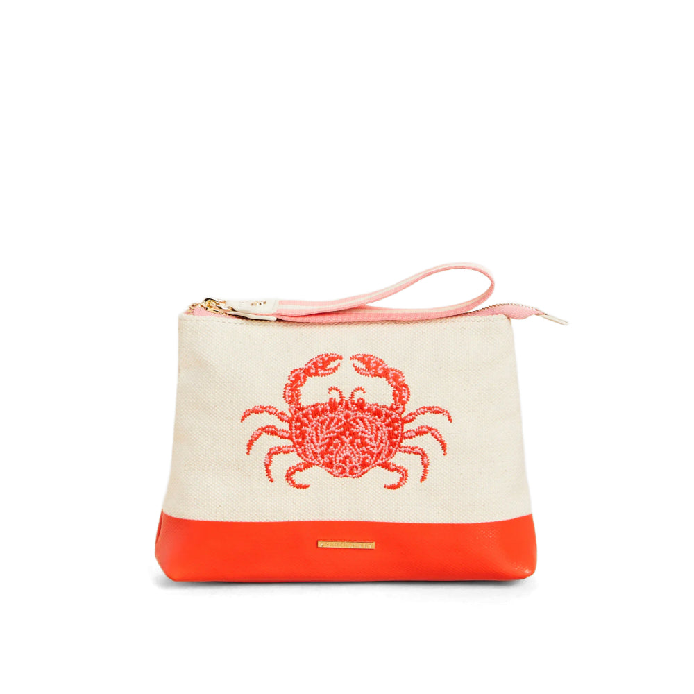 Spartina Carina Wristlet - Red Crab