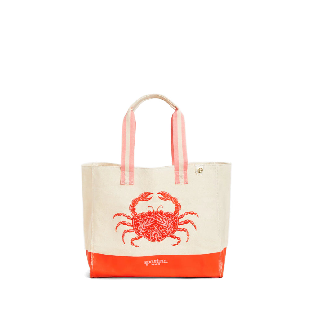 Spartina Beach Tote - Red Crab