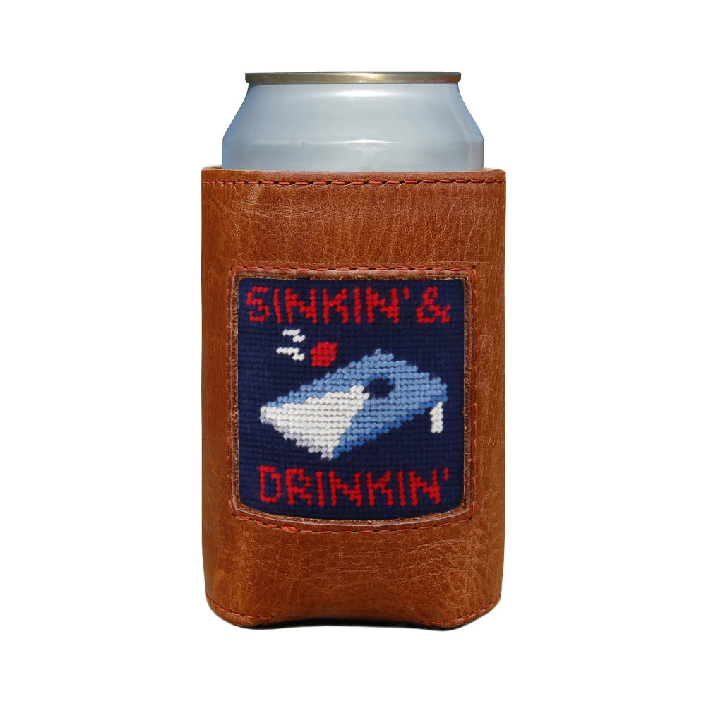 Smathers & Branson Sinkin and Drinkin Can Cooler (Dark Navy)