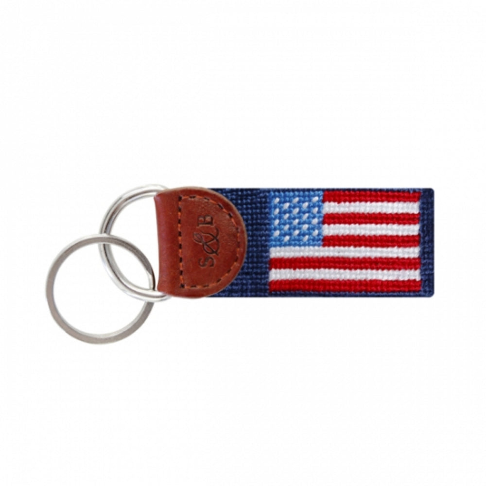 Smathers & Branson American Flag Key Fob (Classic Navy)