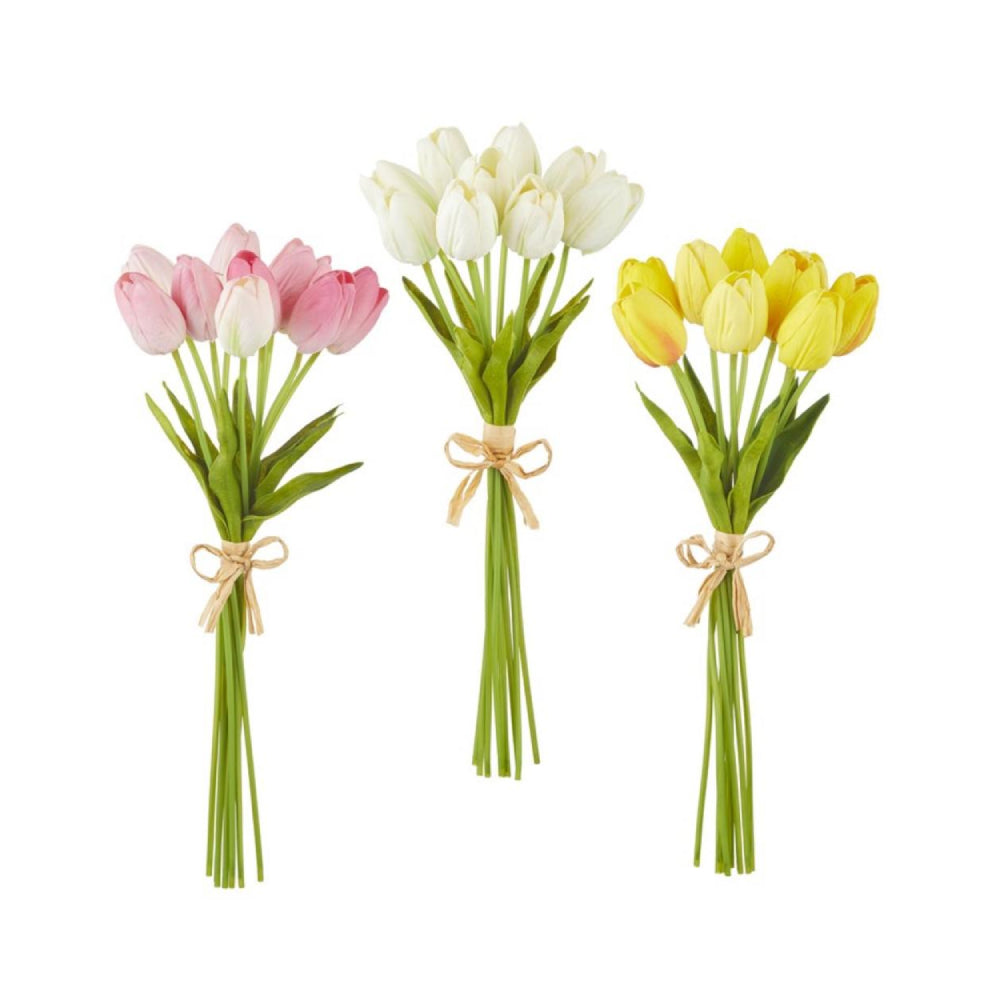 Raz Imports 15" Real Touch Tulip Bundle