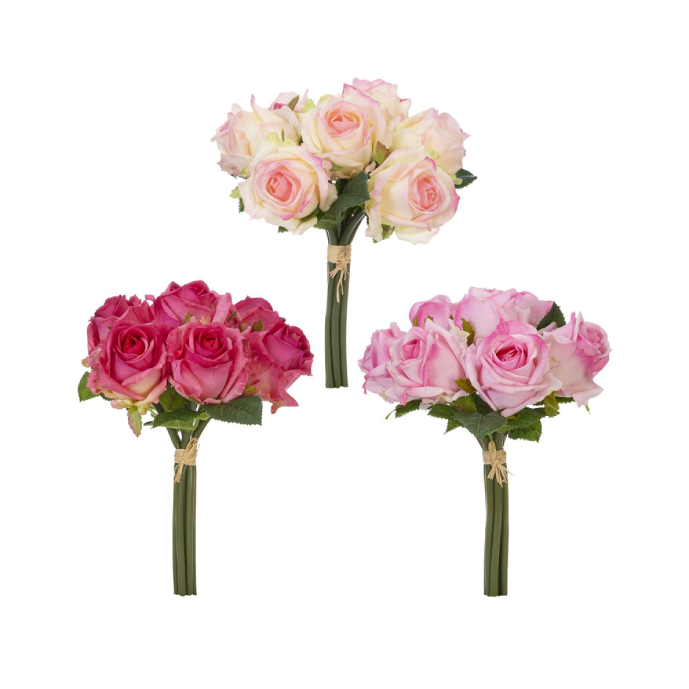 Raz Imports 12" Real Touch Rose Bundle