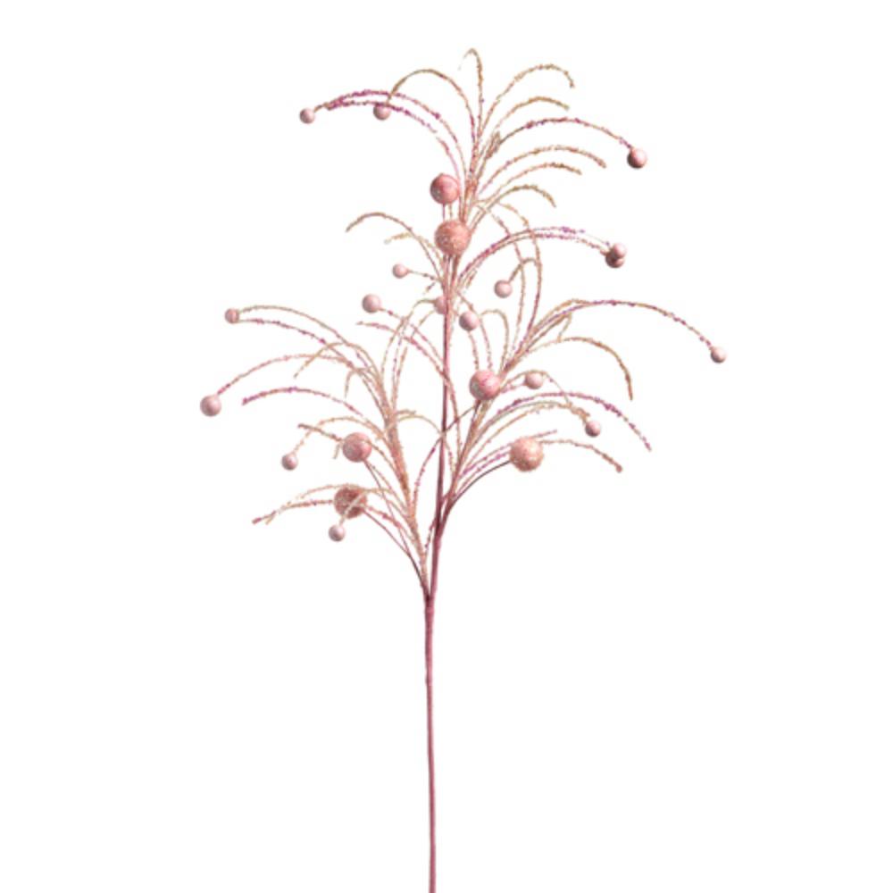 42" Light Pink Glittered Ball Spray *In-Store Pickup Only*