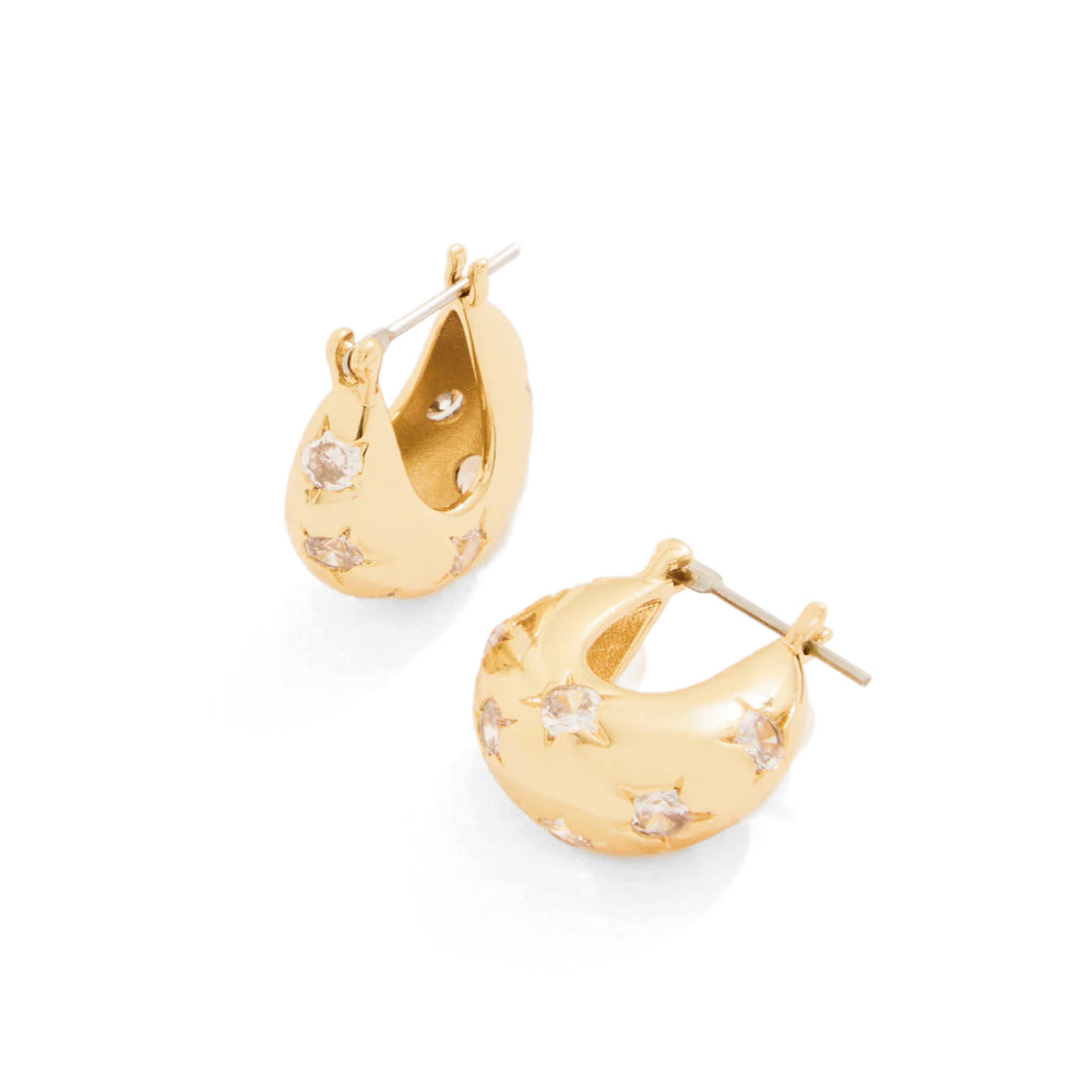 Spartina Lina Hoop Earrings - Crystal