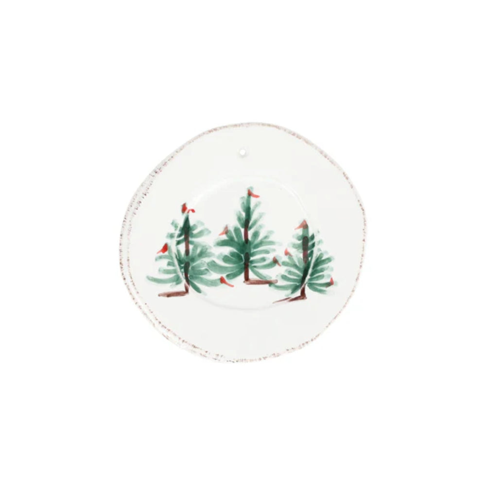 Vietri Lastra Holiday Round Ornament