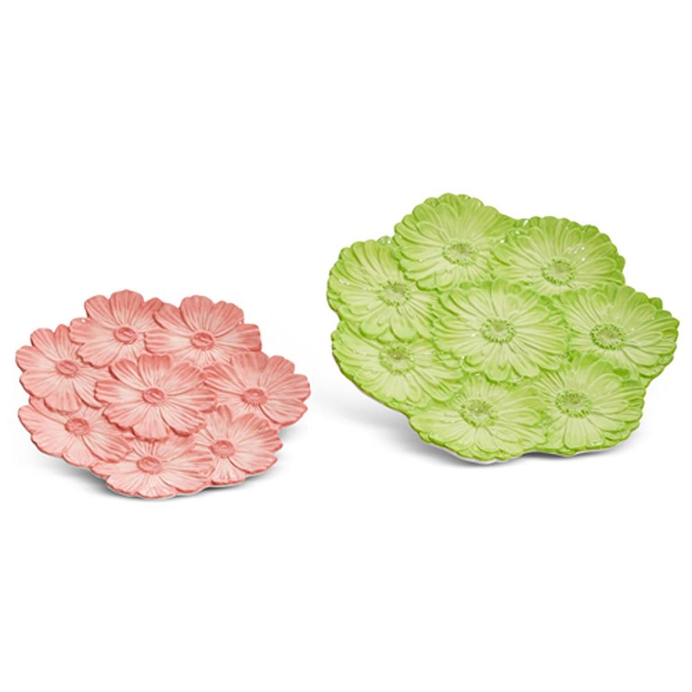 Raz Imports 11" Floral Bouquet Plates - Set of 2