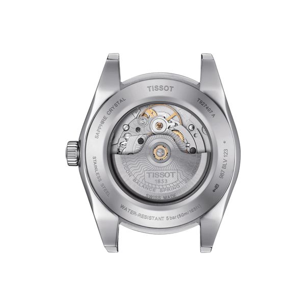 Tissot Gentleman Powermatic 80 Silicium Solid 18K Gold Bezel T927.407.41.031.01