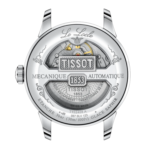 Le Locle COSC 39mm 18k Gold Bezel T932.408.41.033.00