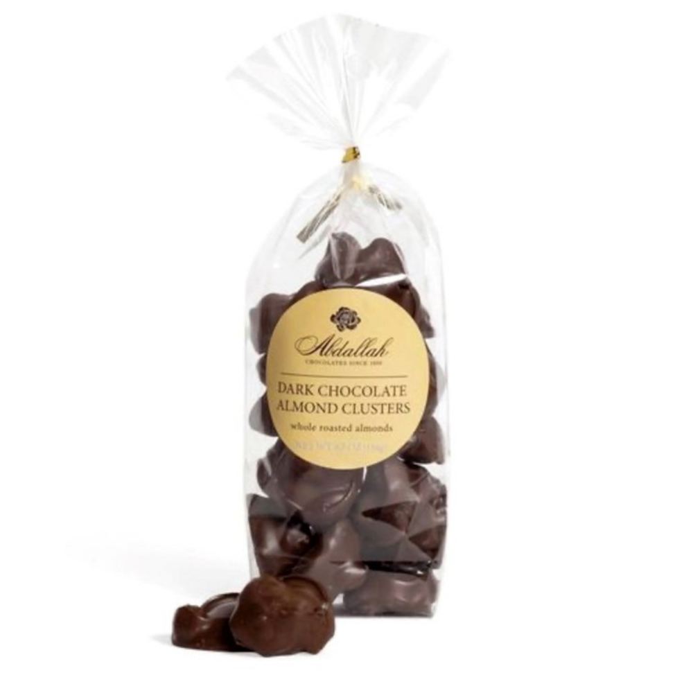 Abdallah Candies 6.5 oz. Almond Cluster Bag-Dark Chocolate
