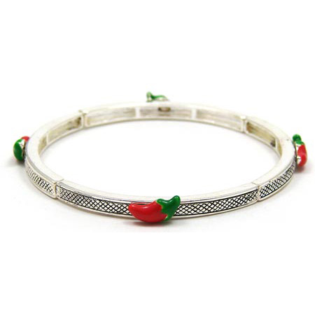 Chili Pepper Stackable Bracelet