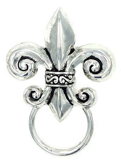 Fleur De Lis Glasses or ID Badge Pin