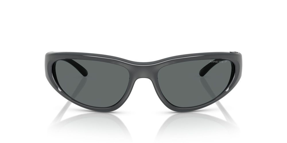 AN4352 Grey Oval Sunglasses