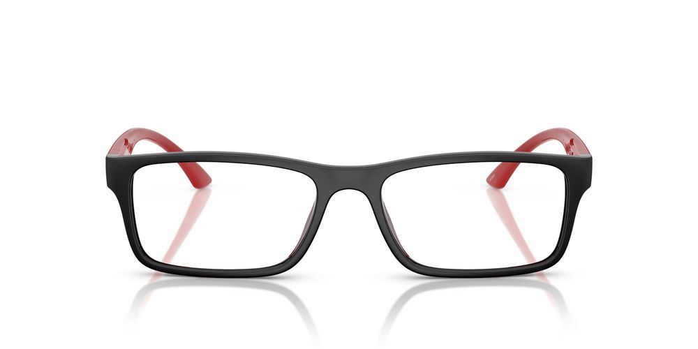 AN7275U Black Rectangle Eyeglasses