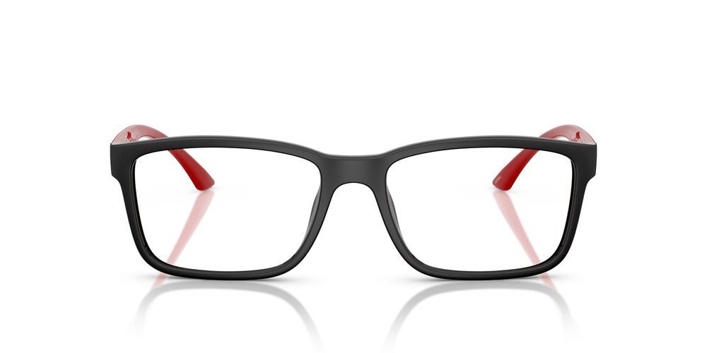 AN7276U Black Rectangle Eyeglasses
