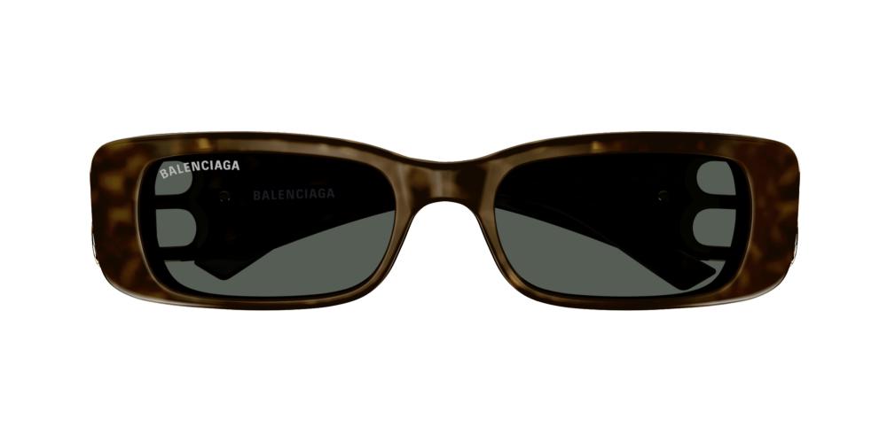 BB0096S Havana Geometric Sunglasses