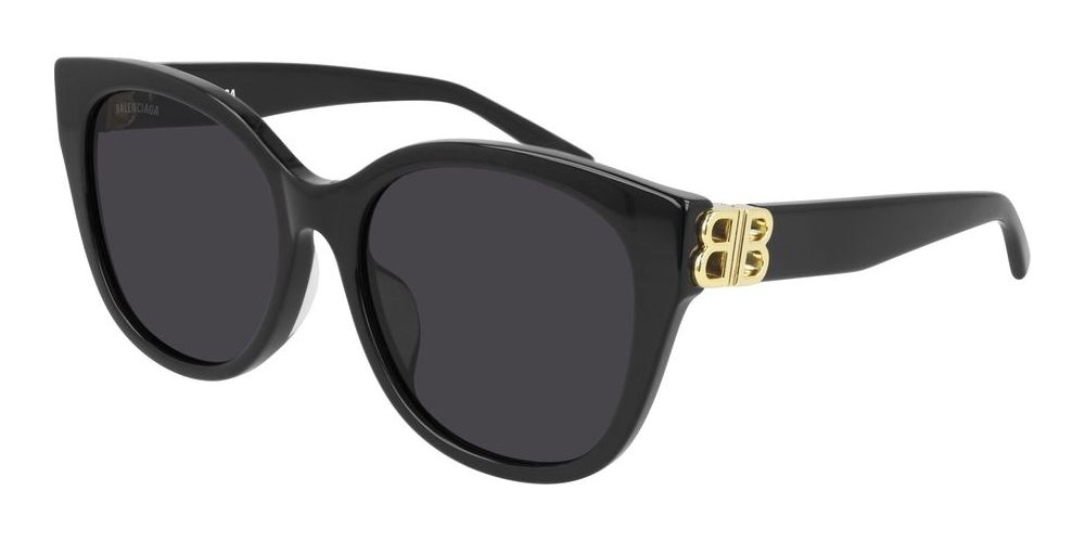 BB0103SA Black Cat Eye Sunglasses