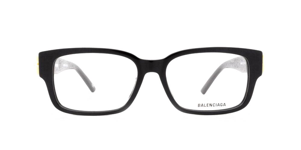 BB0105O Black Geometric Eyeglasses