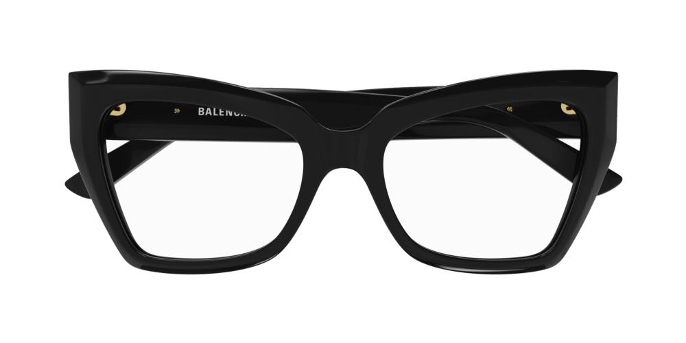 BB0275O Black Geometric Eyeglasses