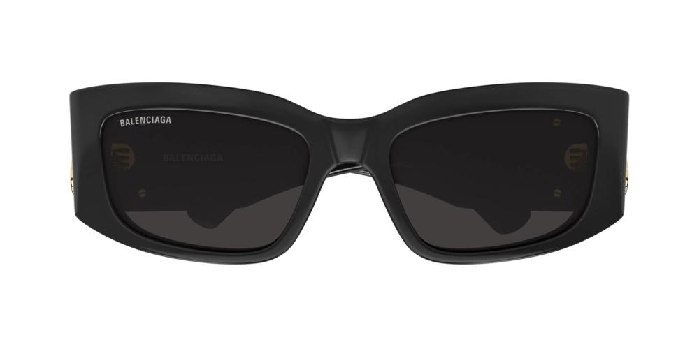 BB0360S Black Rectangle Sunglasses