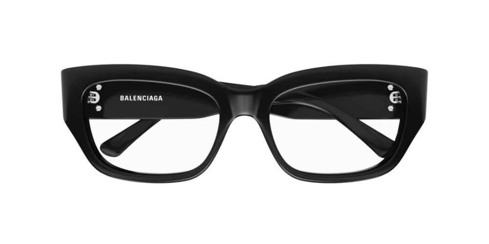 BB0364O Black Squared Eyeglasses