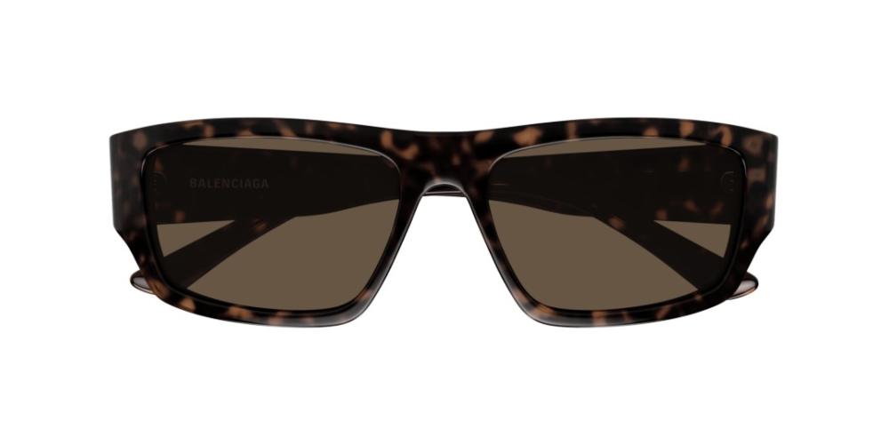 BB0366S Havana Squared Sunglasses