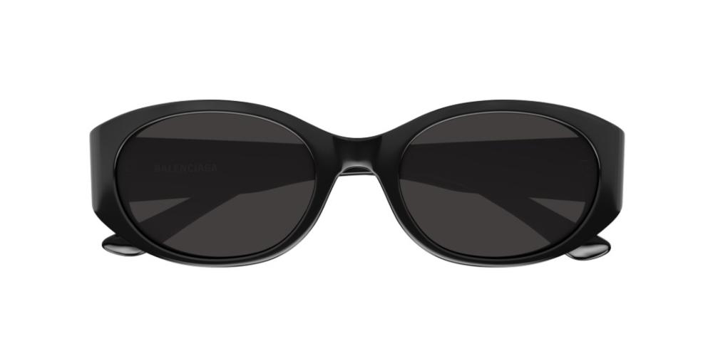 BB0369S Black Oval Sunglasses