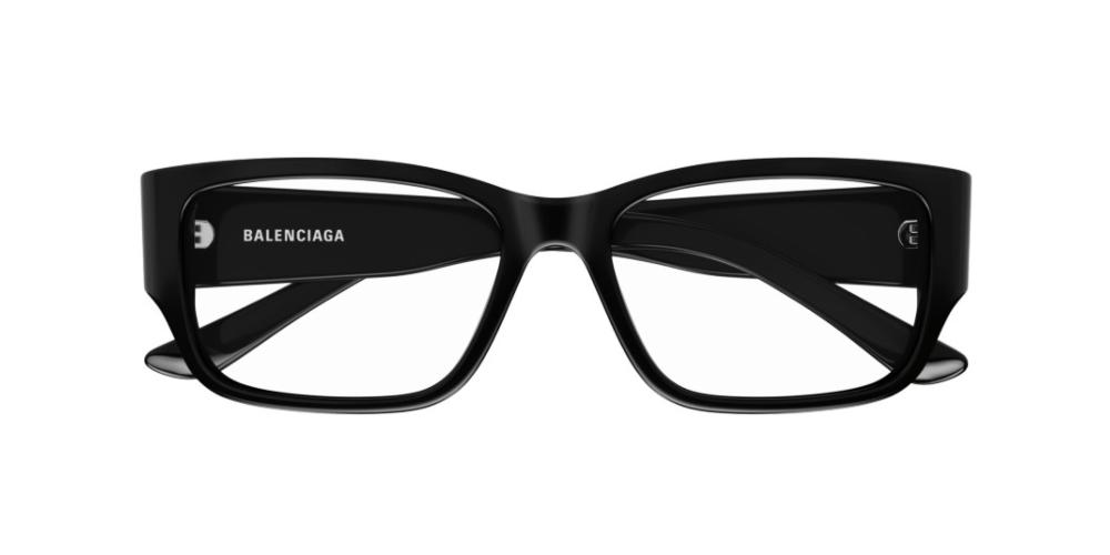 BB0373O Black Squared Eyeglasses