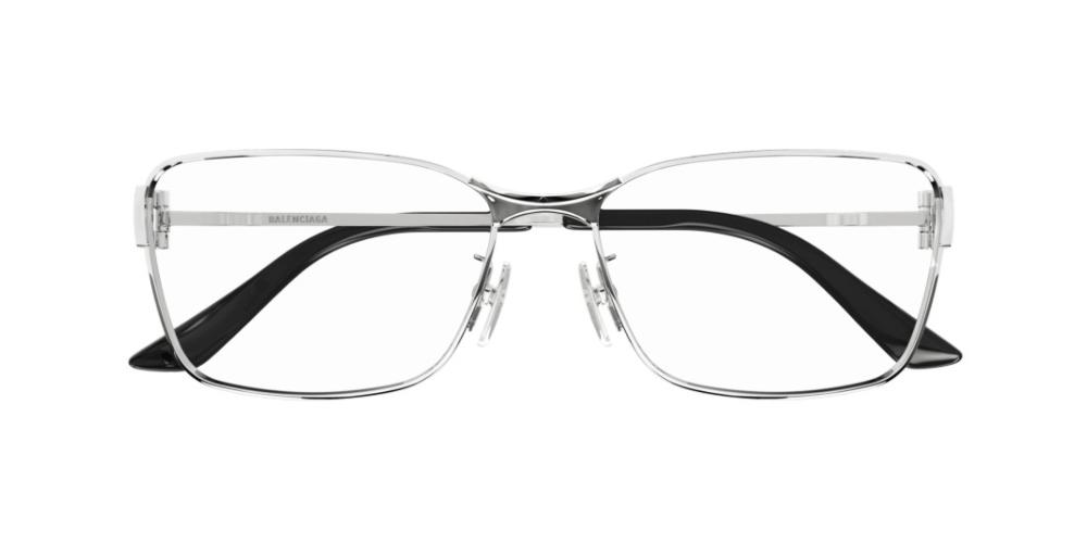 BB0375O Silver Squared Eyeglasses