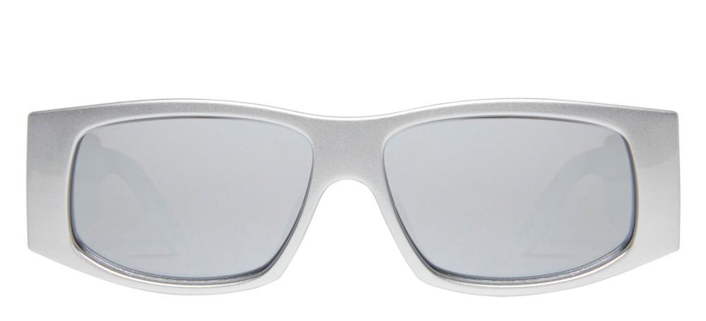 BB 0100S LED FRAME LIMITED EDITION Silver Geometric Sunglasses
