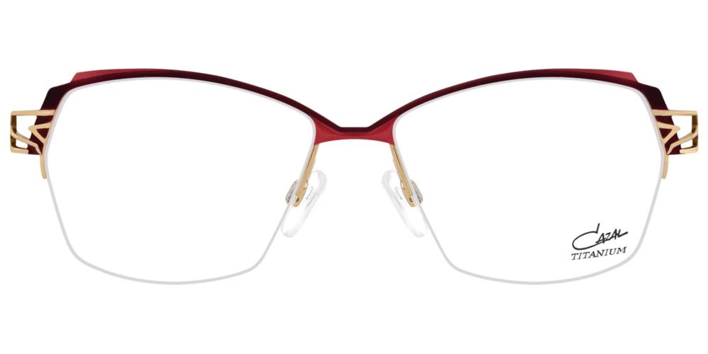 CAZAL 1280 Red Squared Eyeglasses