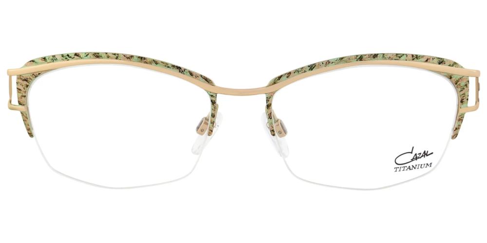 CAZAL 1281 Green Squared Eyeglasses